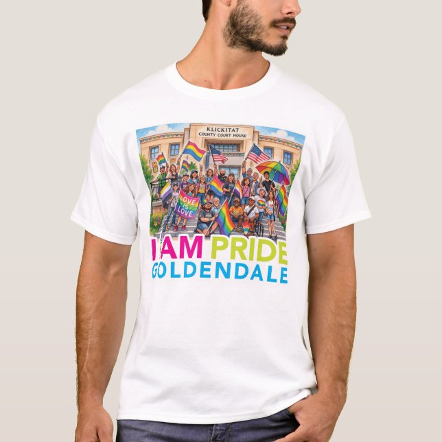 Ich bin Pride Community T-Shirt (Vorderseite)