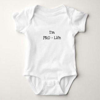 Ich bin PRO-Life Baby Strampler
