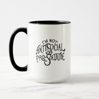 Ich bin Pro-Solitude 2 Tone 15oz Tasse