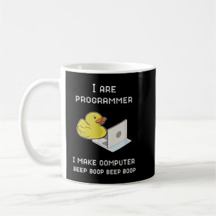 Ich bin Programmierer Ich mache Computer erklären Kaffeetasse