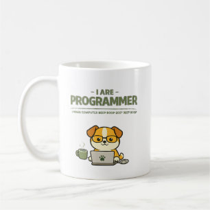 Ich bin Programmierer Piep Psst Lustig Kaffeetasse