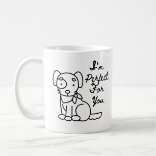 Ich bin Purfect für Sie Dog Kaffee Tasse - Niedlic