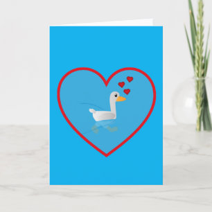 Ich bin Quackers für dich Karte