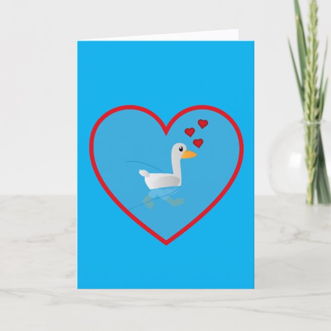 Ich bin Quackers für dich Karte (Vorderseite)