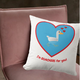 Ich bin Quackers für dich Kissen