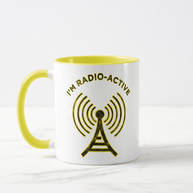Ich bin radioaktiv tasse (Links)