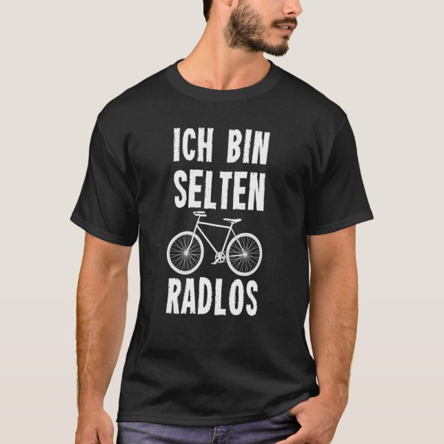 Ich Bin Rare Radlos Velo Evolution Cyclist T-Shirt (Vorderseite)