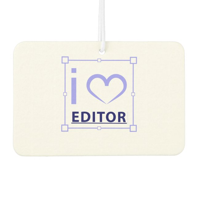 Ich bin Redakteurin Autolufterfrischer (Vorderseite)