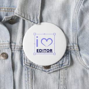 Ich bin Redakteurin Button
