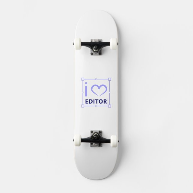 Ich bin Redakteurin Skateboard (Vorderseite)