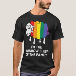 Ich bin Regenbogenschaf meiner schwule Lesben T-Shirt