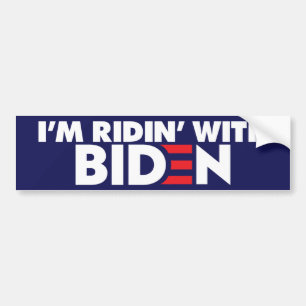 Ich bin Ridin' mit Biden 2024 Autoaufkleber