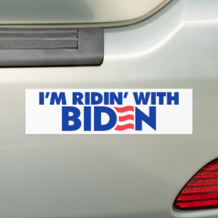 Ich bin Ridin' mit Biden 2024 Autoaufkleber