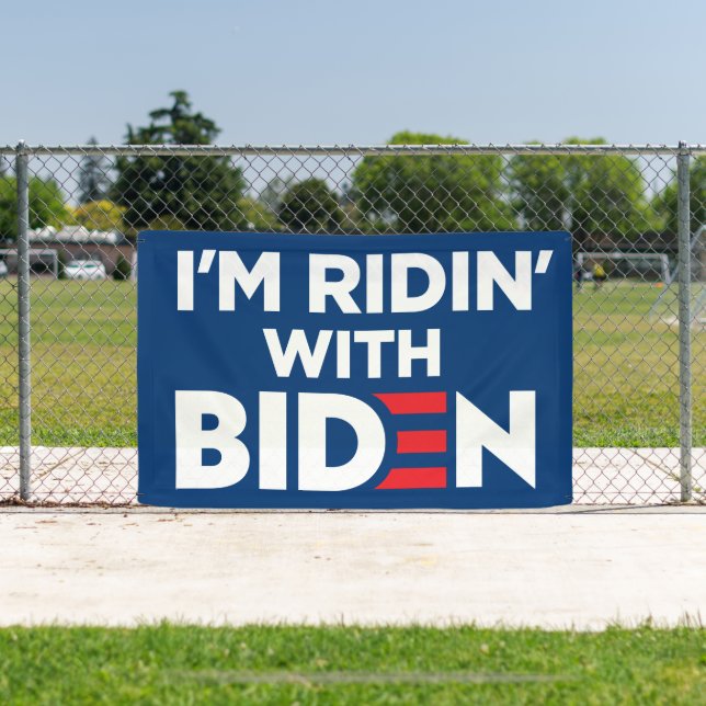 Ich bin Ridin mit Biden 2024 Banner (InSitu)