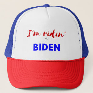 Ich bin Ridin' mit Biden Truckerkappe
