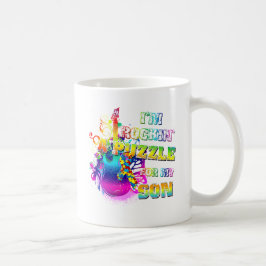 Ich bin Rockin ein Puzzlespiel für meinen Sohn Tasse
