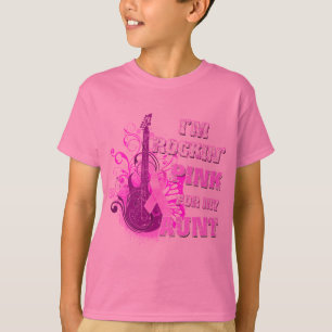 Ich bin Rockin Rosa für meine Tante T-Shirt