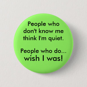 Ich bin ruhig button