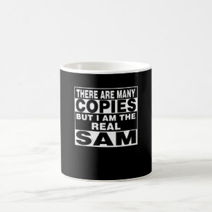 Ich bin Sam Funny Personalisierter Spaß Kaffeetasse