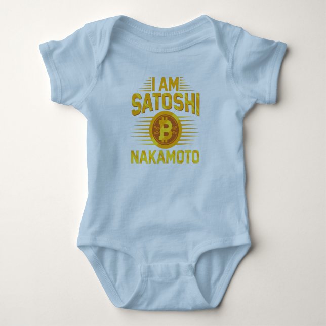 Ich bin Satoshi Nakamoto Baby Strampler (Vorderseite)
