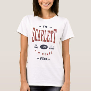 Ich bin Scarlett T-Shirt