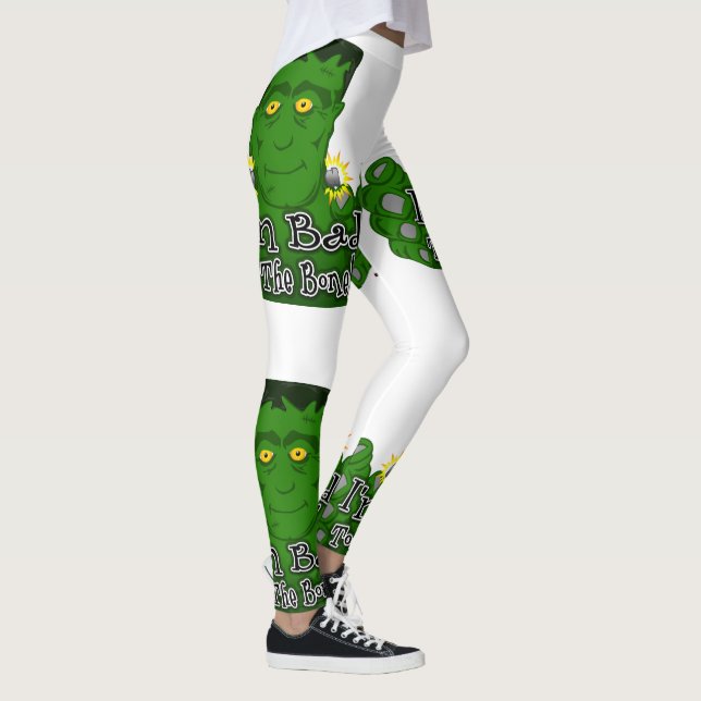 Ich bin schlecht zum Knochen Leggings (Rechts)