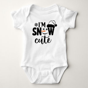 Ich bin schneeNiedlich Baby Strampler