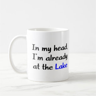 Ich bin schon am See Kaffeetasse