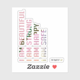 ICH BIN SCHÖN AUFKLEBER