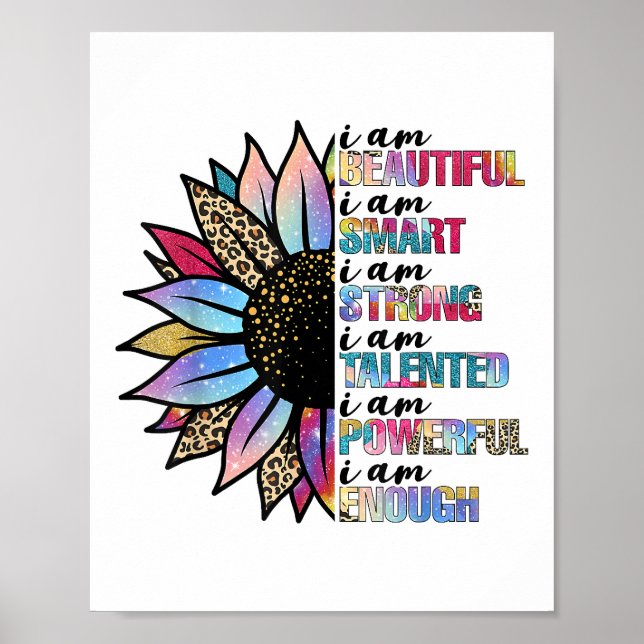 Ich bin schön, ich bin intelligent, ich bin stark  poster (Vorne)