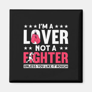 Ich bin schon lange kein Kämpfer - Funny Boxer Box Magnet