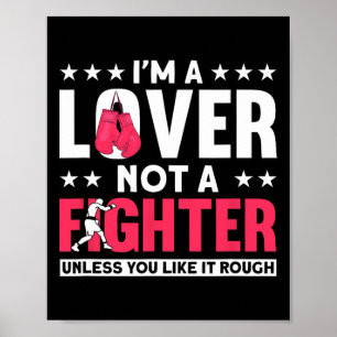 Ich bin schon lange kein Kämpfer - Funny Boxer Box Poster
