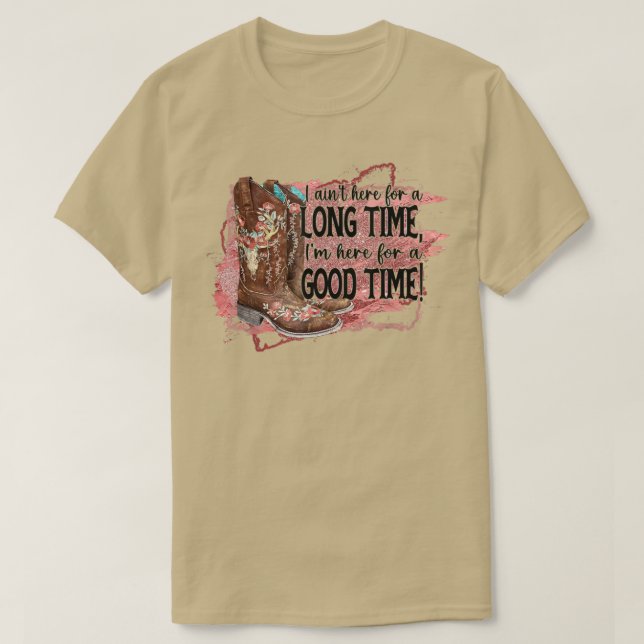 Ich bin schon lange nicht mehr hier. T-Shirt (Design vorne)