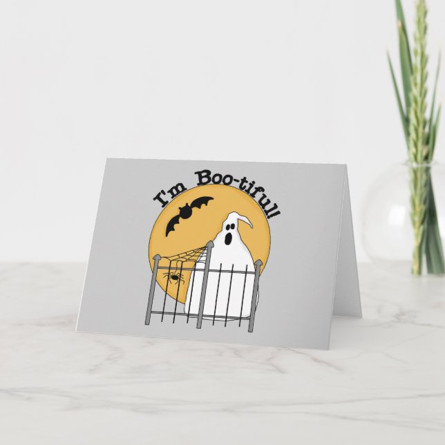 Ich bin schöne Halloween-T - Shirt und -Geschenke Karte (Vorderseite)