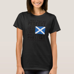 Ich bin schottische Flagge Schottland Heritage Sco T-Shirt