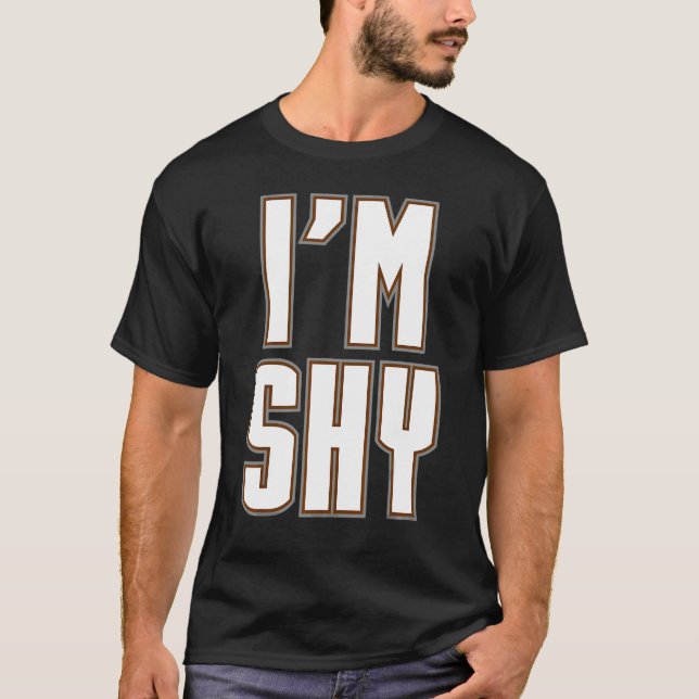 Ich bin schüchterner ironischer Introvertierter Em T-Shirt (Vorderseite)