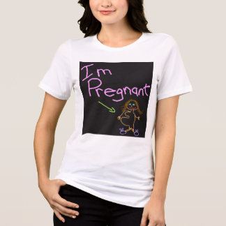 Ich bin schwanger, Ladys satirische Offenlegung ;) Tri-Blend Shirt