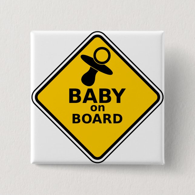 Ich bin schwangeres Baby-Stoß-Knopf-Abzeichen Button (Vorderseite)