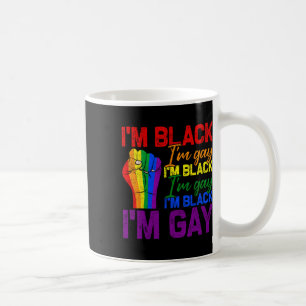 Ich bin schwarz, ich bin schwul, Power-Faust, Lgbt Kaffeetasse