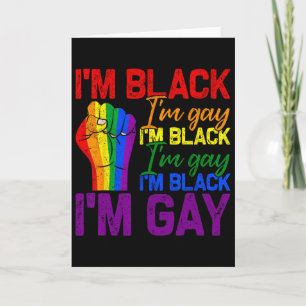 Ich bin schwarz, ich bin schwul, Power Fist Lgbtq Karte