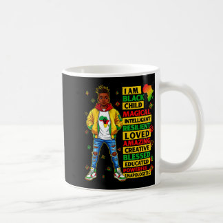 Ich bin schwarz Kindergeschichtsmonat Afroamerikan Kaffeetasse