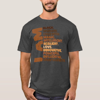 Ich bin schwarze Frau Melanin Africa Prix T-Shirt