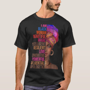 Ich bin schwarze Frau Schwarze Geschichte Monat Kö T-Shirt