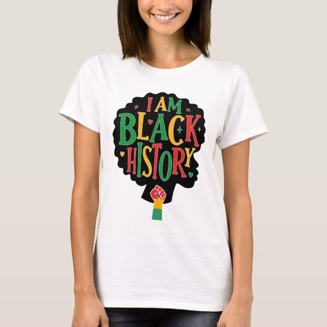 Ich bin schwarze Geschichte - 19. Juni T-Shirt (Vorderseite)