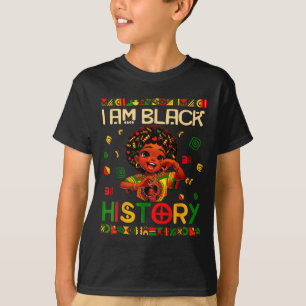 Ich bin Schwarze Geschichte Afroamerikanisches Mäd T-Shirt