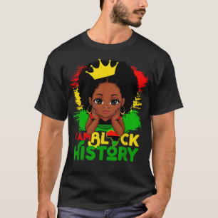 Ich bin schwarze Geschichte BHM Black Pride Black  T-Shirt