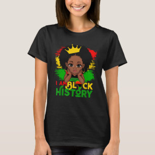 Ich bin schwarze Geschichte BHM Black Pride Black  T-Shirt