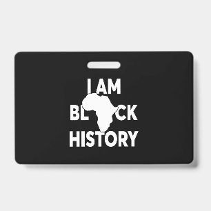 Ich bin Schwarze Geschichte Black Lives Matter Ausweis