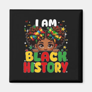 Ich bin Schwarze Geschichte Coquette Afroamerikani Magnet