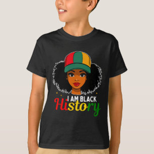 Ich bin schwarze Geschichte, die schwarze Kultur S T-Shirt